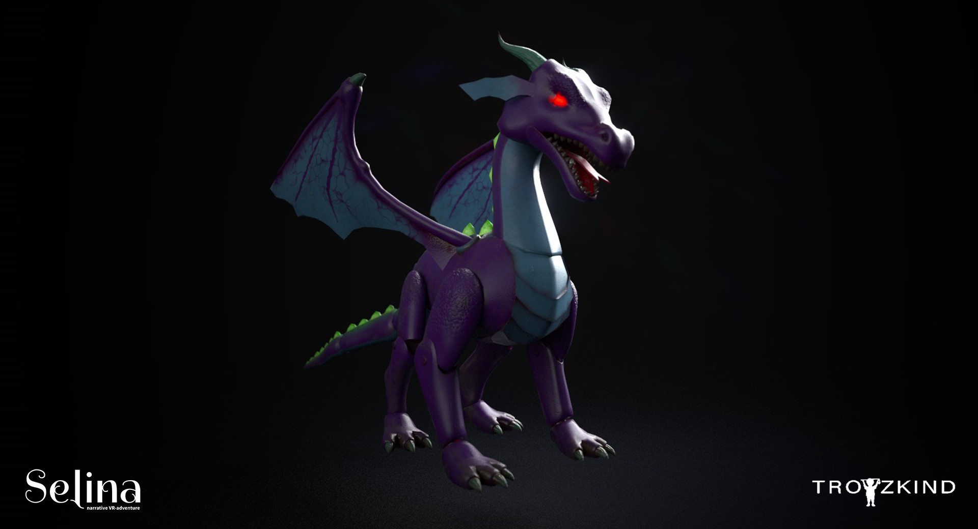Oversized Toy Dragon Render